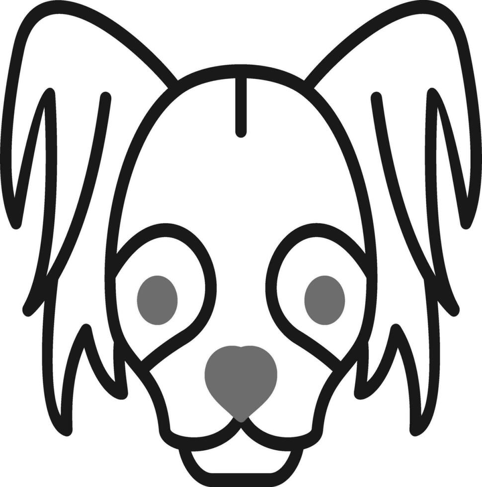 Chinese Crested Vector Icon