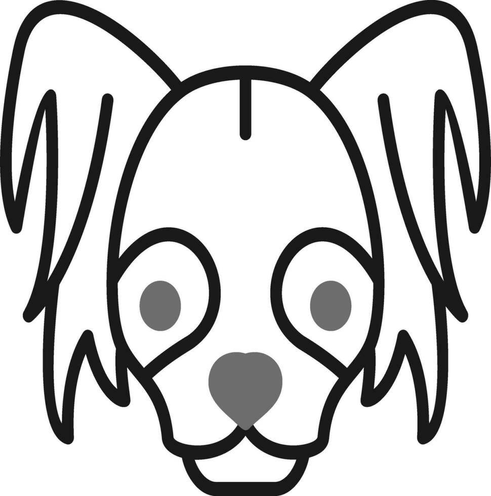 Chinese Crested Vector Icon