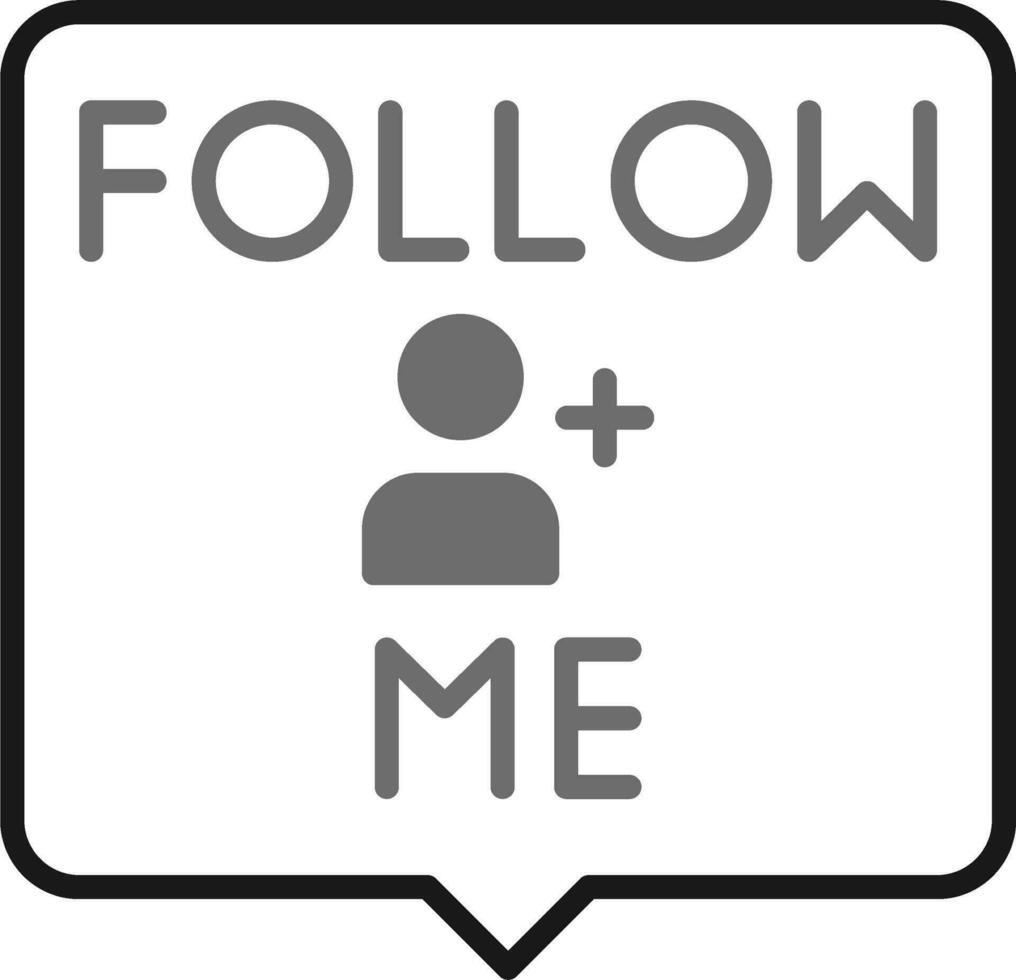 Follow Me Vector Icon