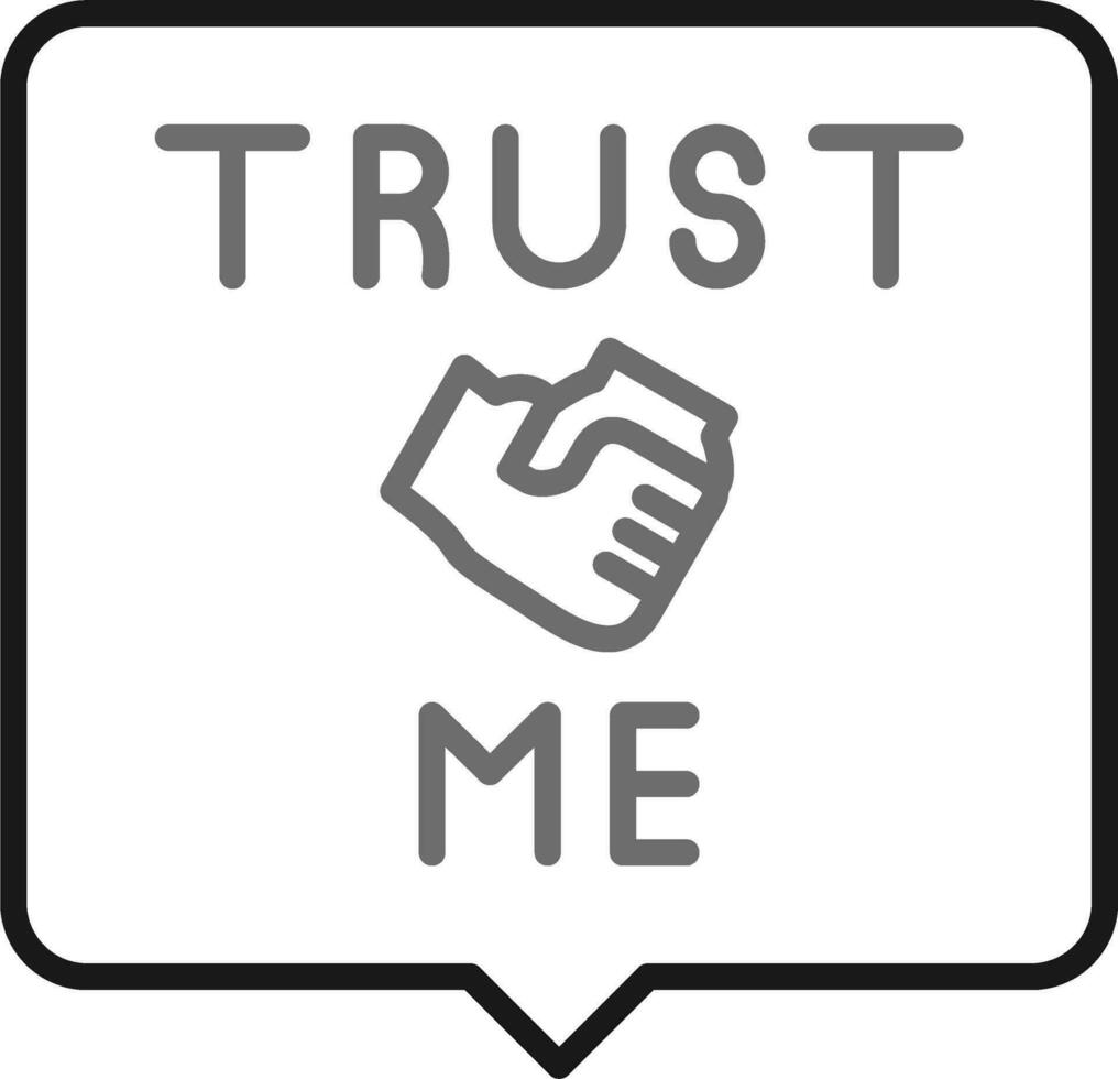 Trust Me Vector Icon