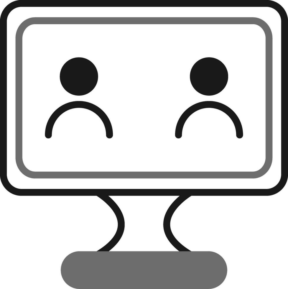 Video Conference Vector Icon