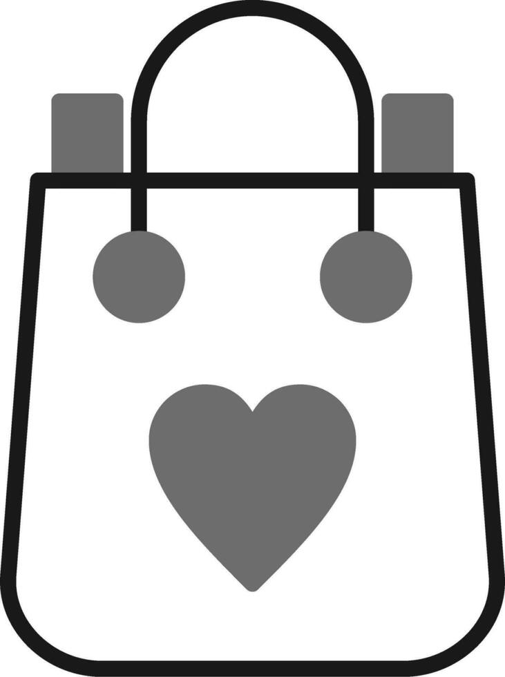 icono de vector de bolsa de compras