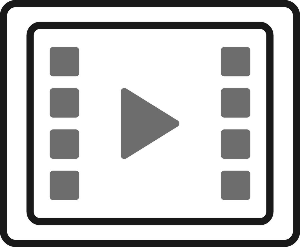 Video Processing Vector Icon