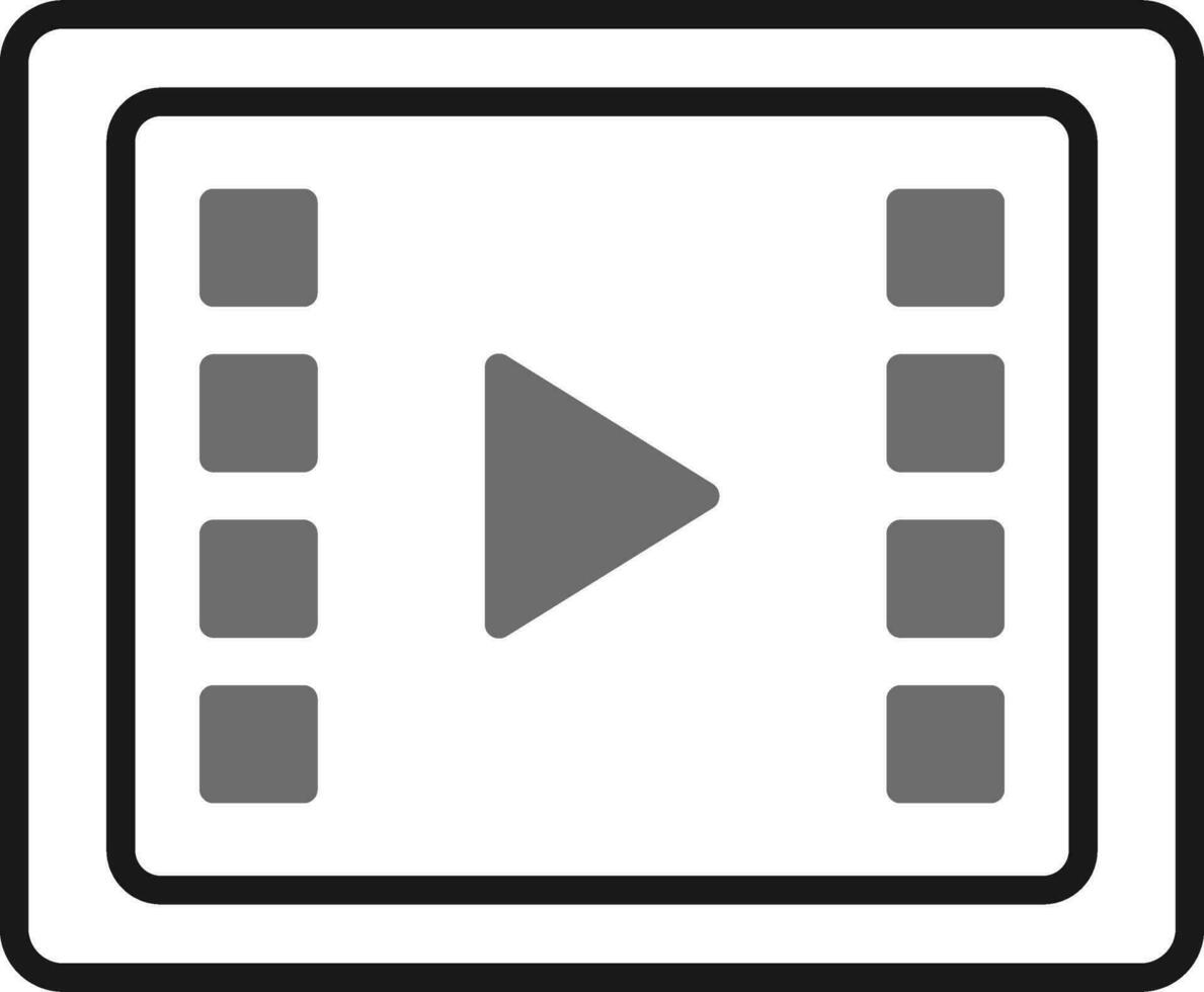 vídeo Procesando vector icono