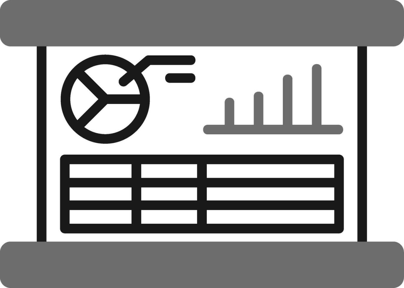 Data Presentation Vector Icon