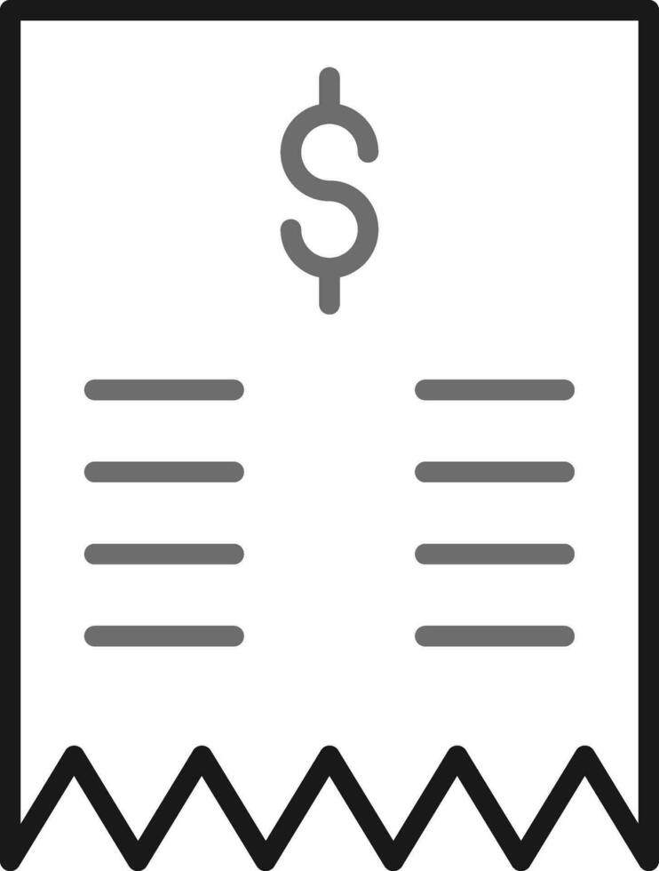 Bill Vector Icon