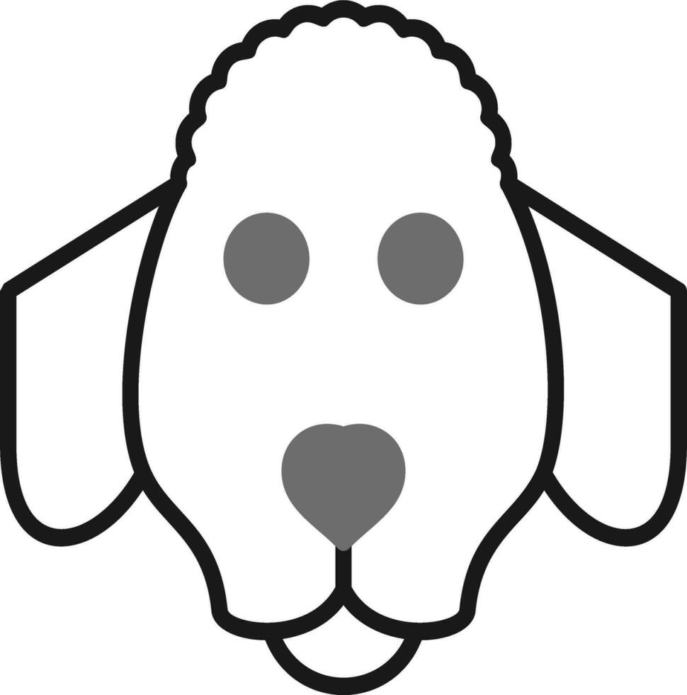 Poodle Vector Icon