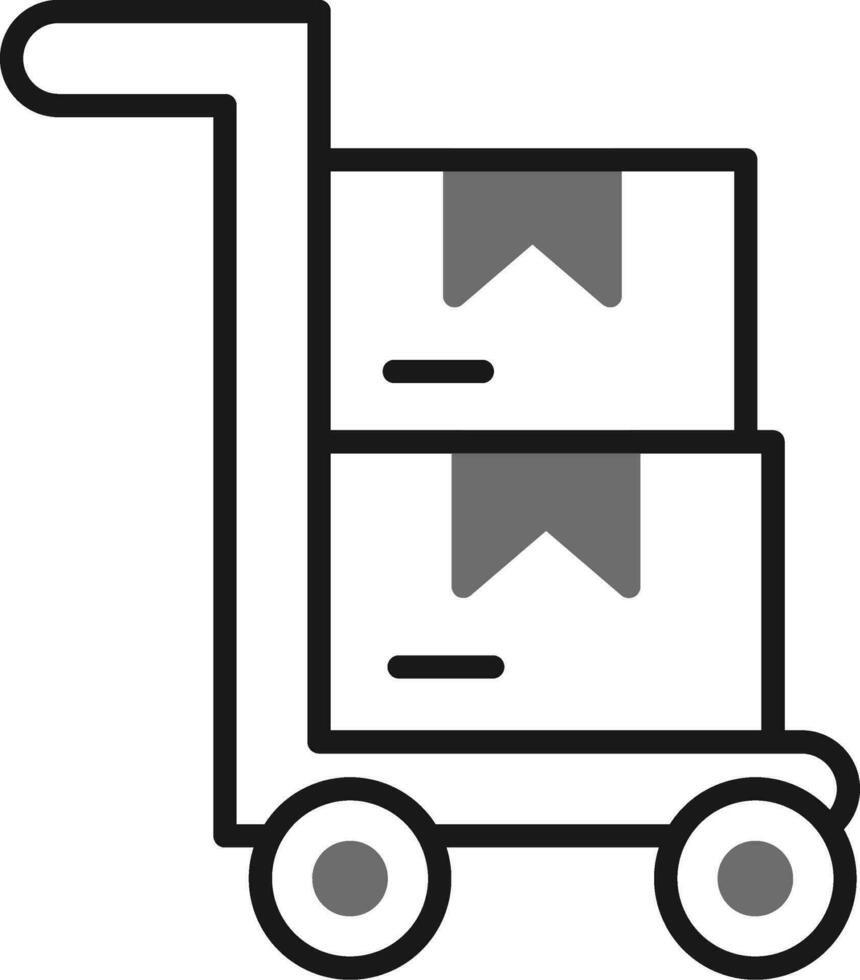 Trolley Vector Icon