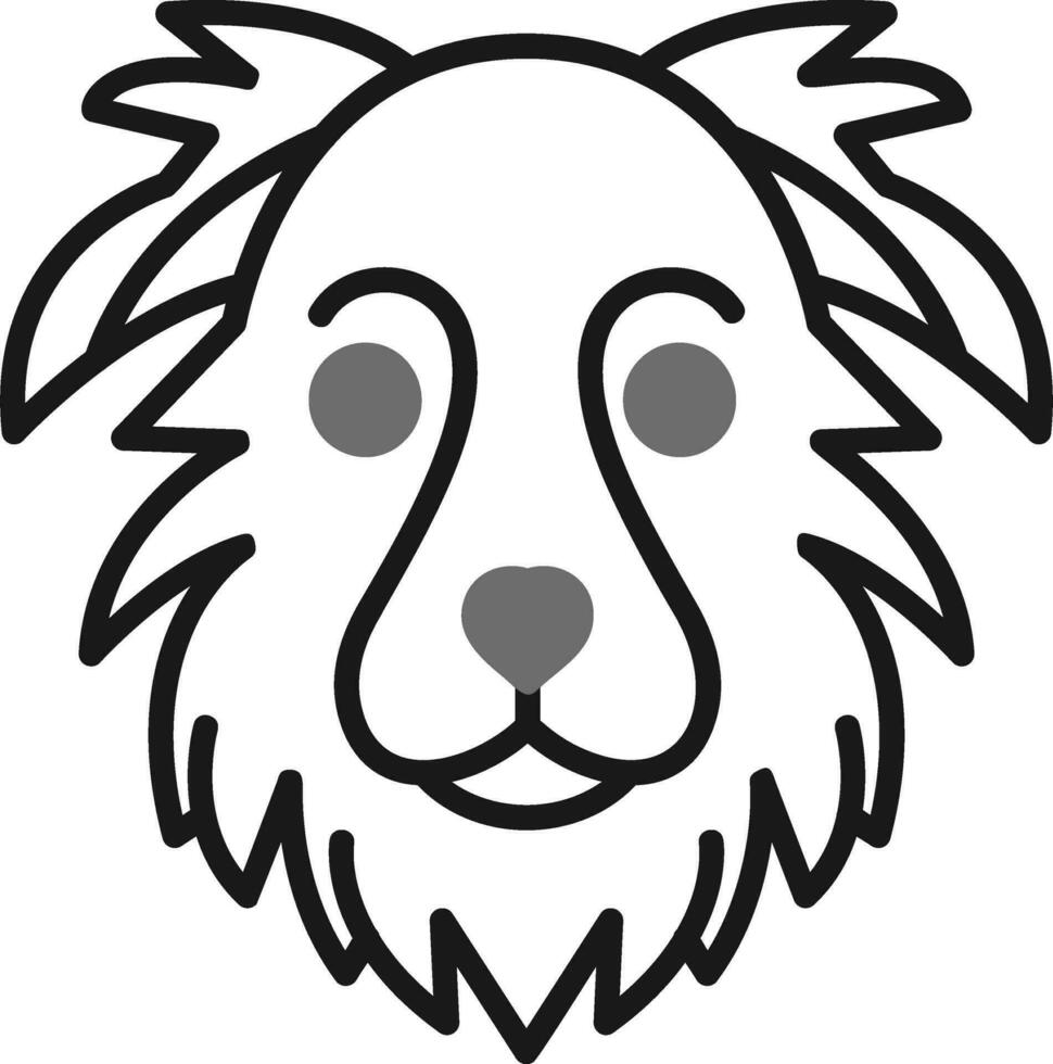 Border Collie Vector Icon