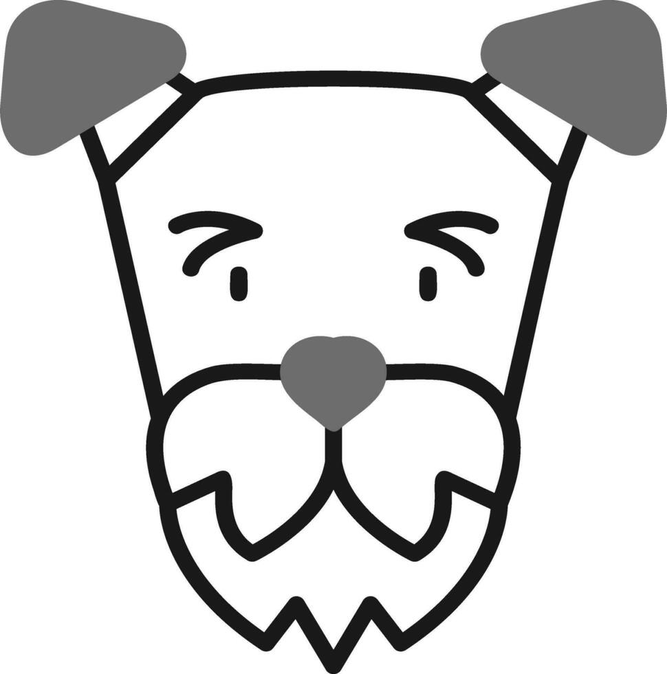 Airedale Terrier Vector Icon