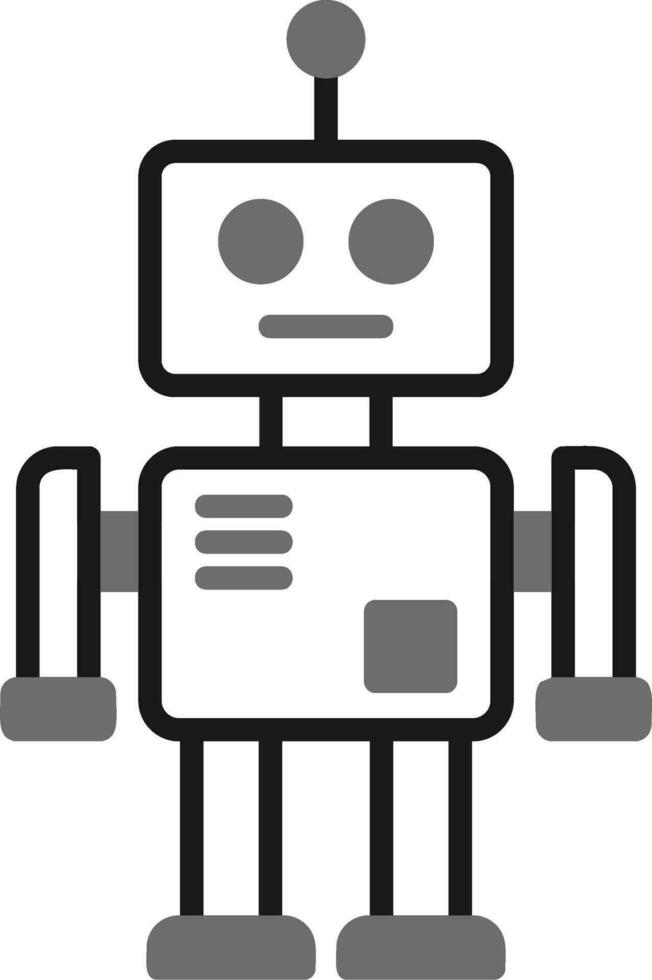 icono de vector de robot