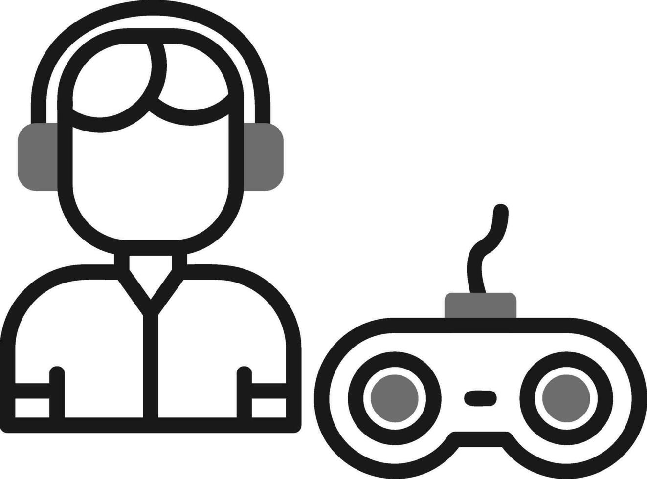 Gamer Vector Icon