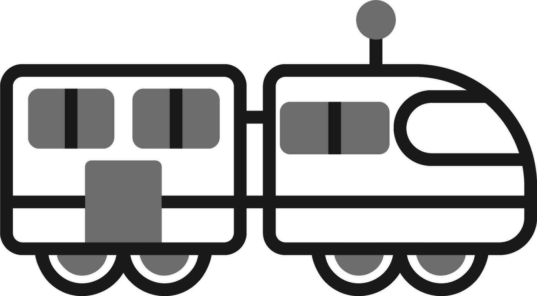 icono de vector de tren