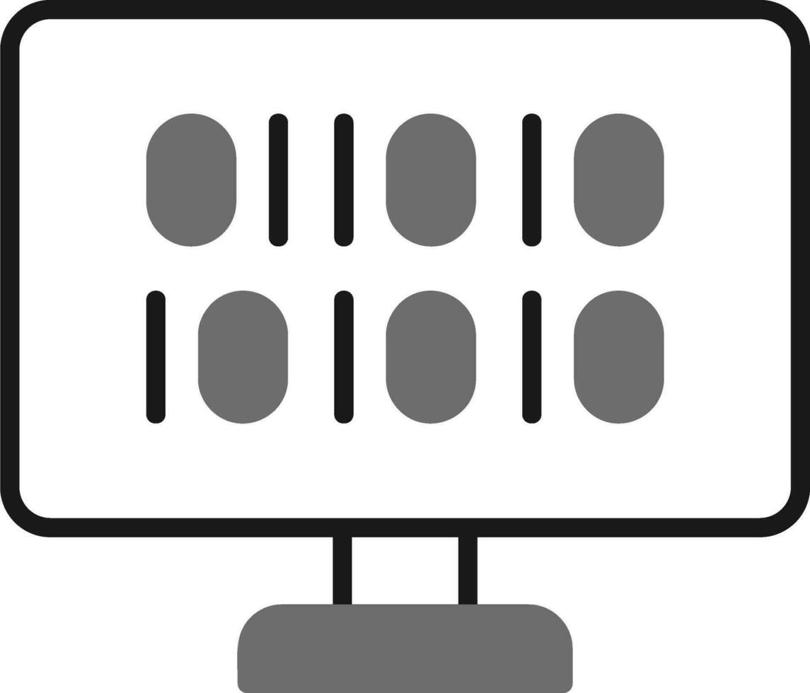 Binary Code Vector Icon