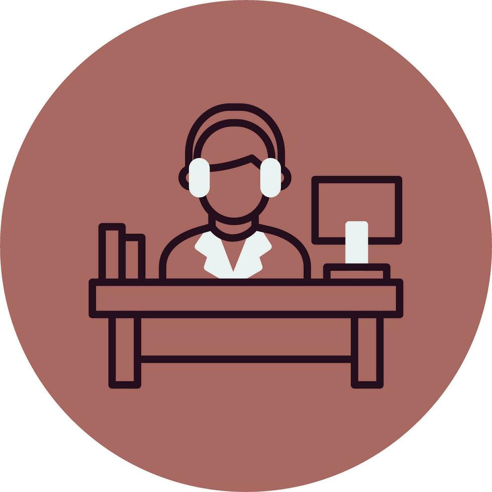 Help Desk Vector Icon
