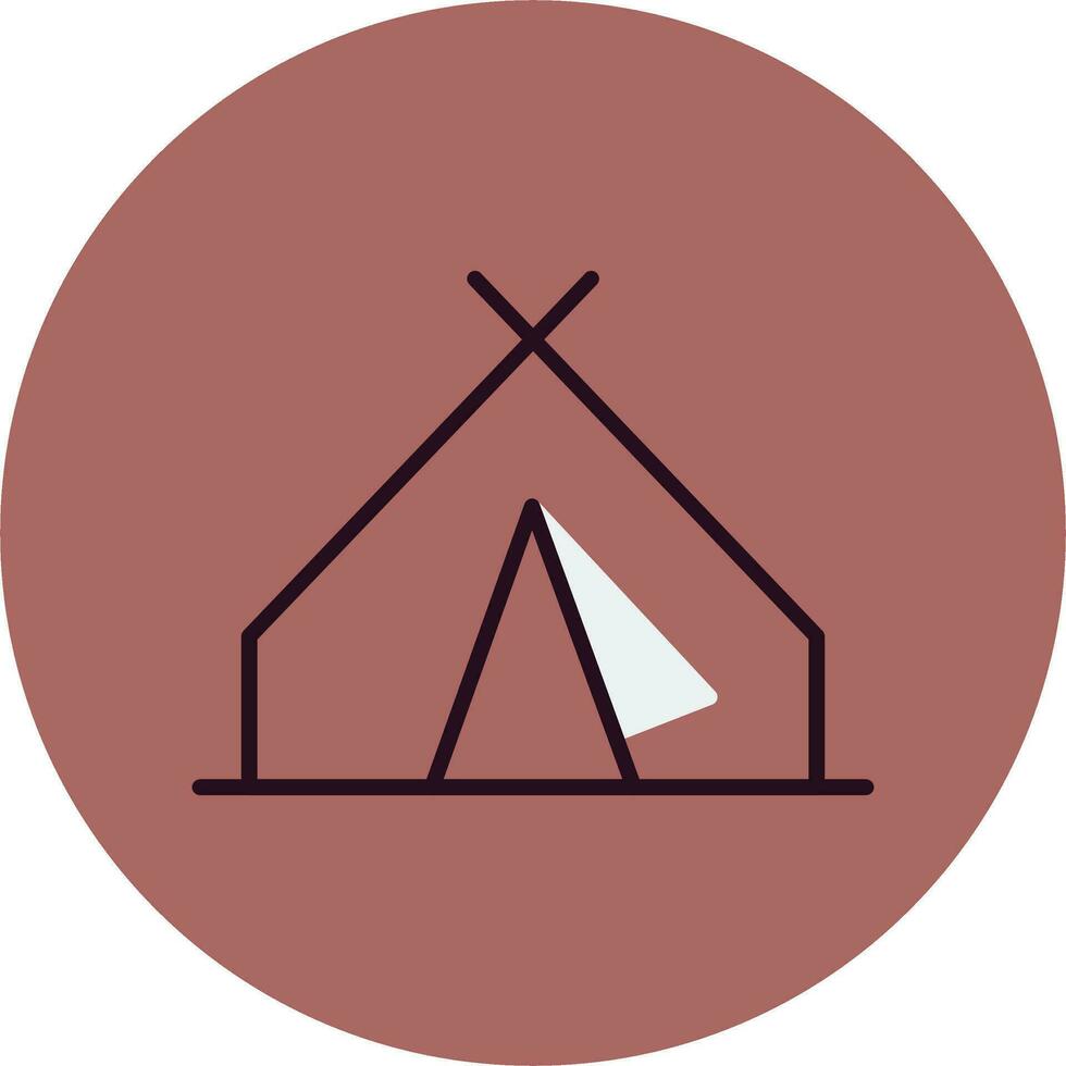 Tent Vector Icon