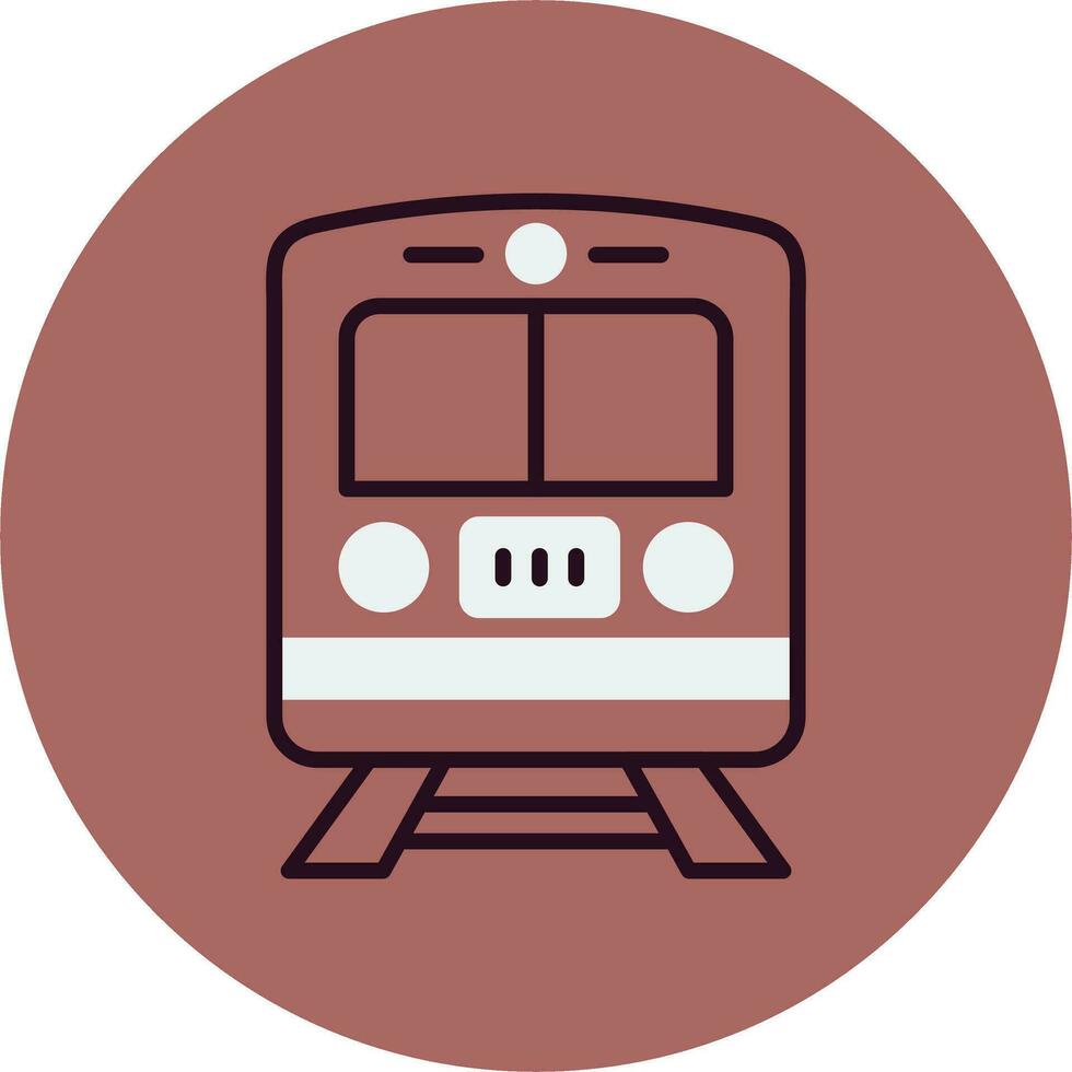 icono de vector de tren