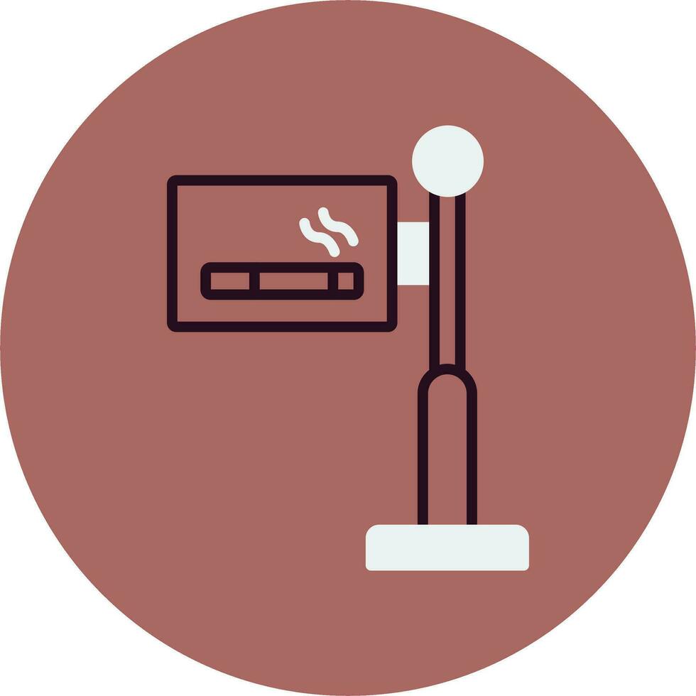 Smoking Area Vector Icon
