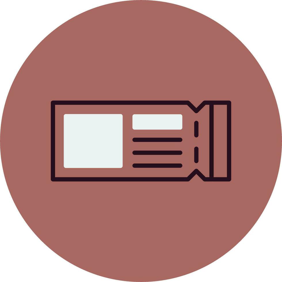 Ticket Vector Icon