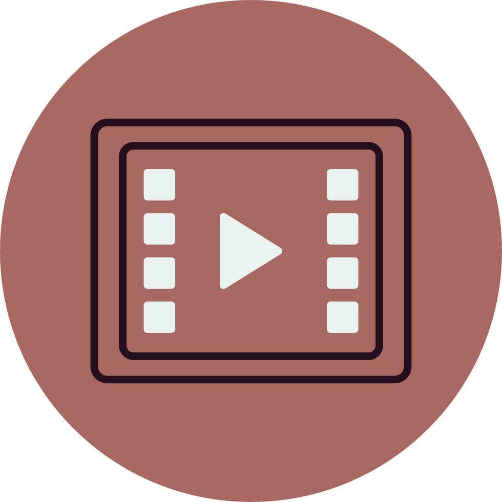 Video Processing Vector Icon