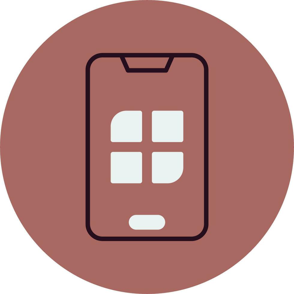 Mobile App Vector Icon