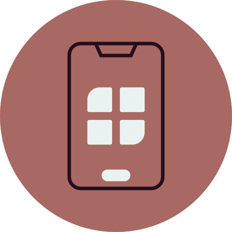 Mobile App Vector Icon