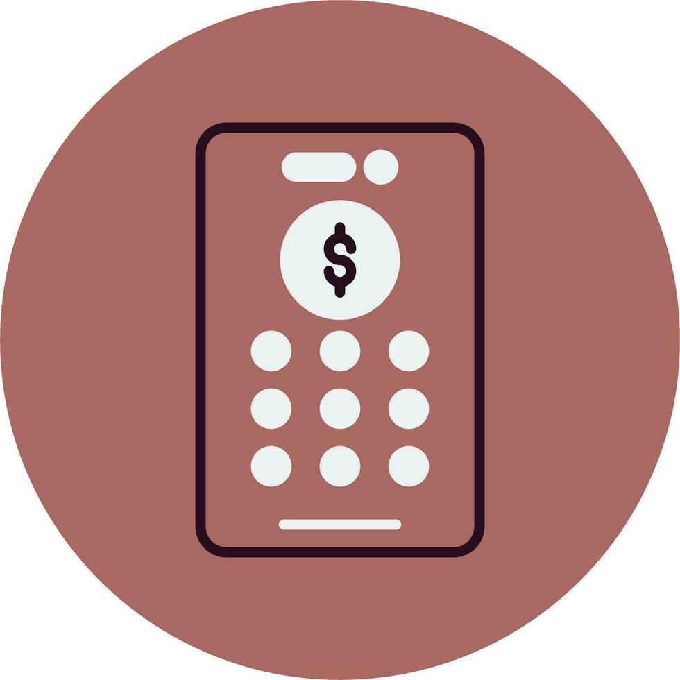 Banking Pin Code Vector Icon