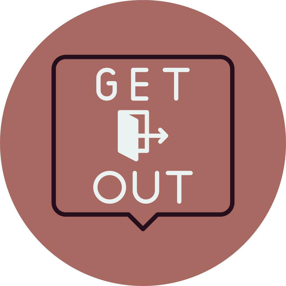 Get Out Vector Icon