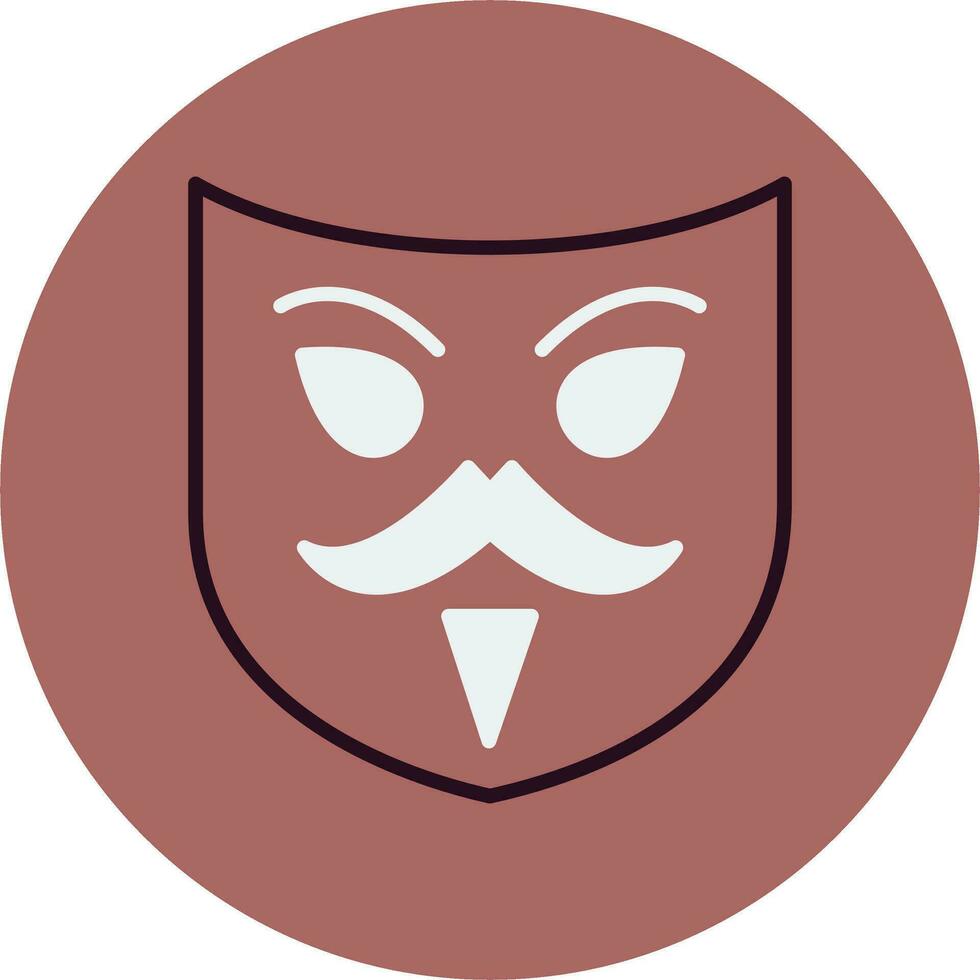 mascarada vector icono