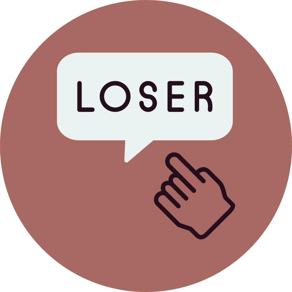 Loser Vector Icon