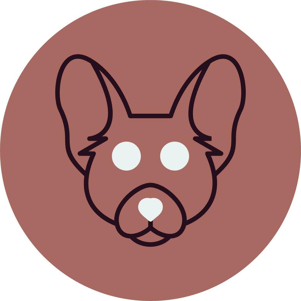 chihuahua vector icono