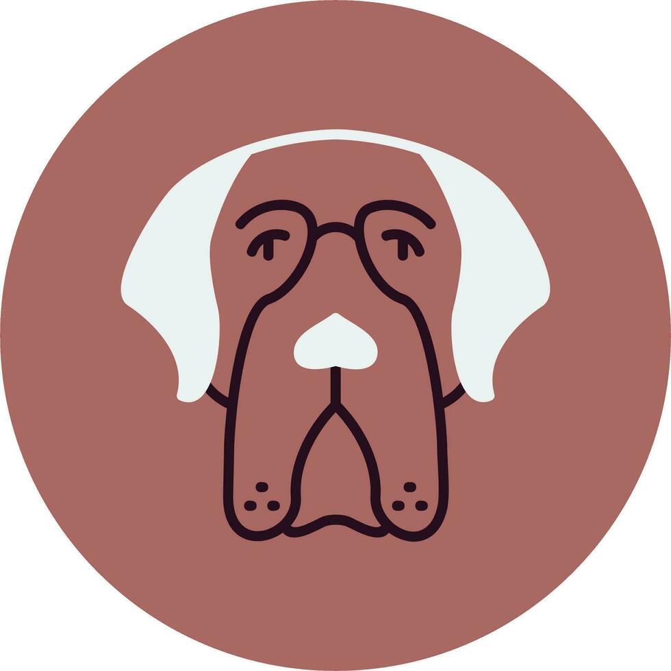 Saint Bernard Vector Icon