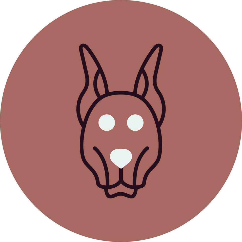 Doberman Vector Icon
