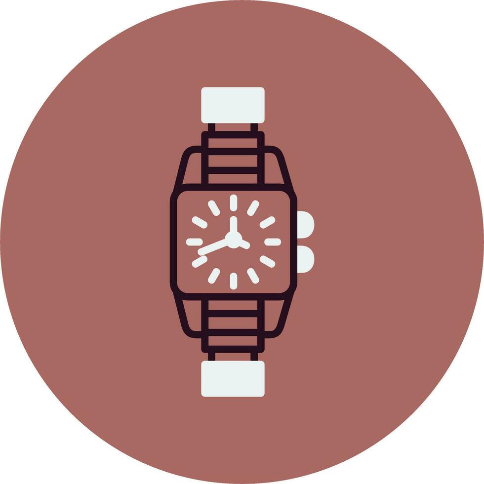 reloj, vector, icono vector