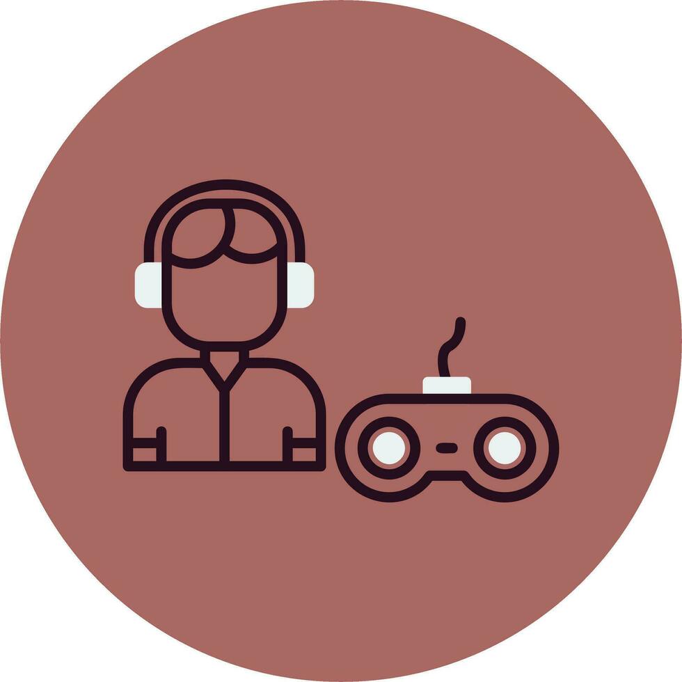 Gamer Vector Icon