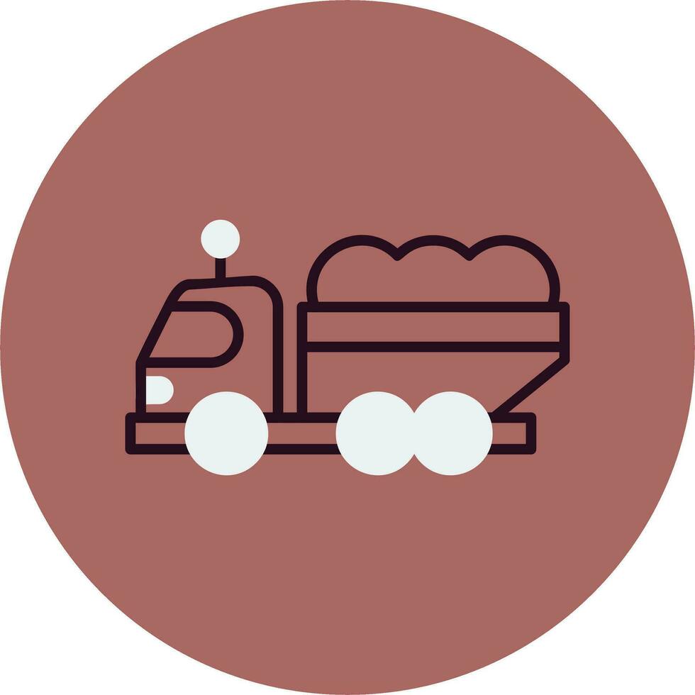 Dump Truck Vector Icon