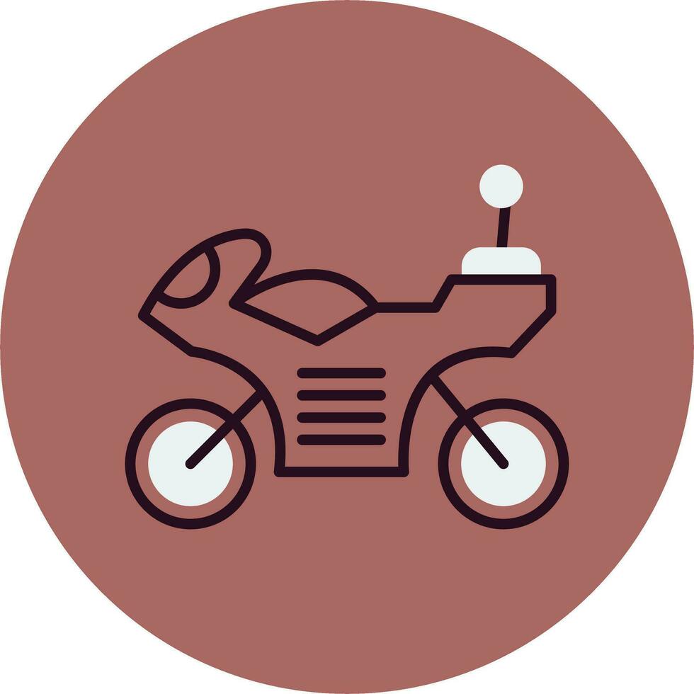 icono de vector de moto