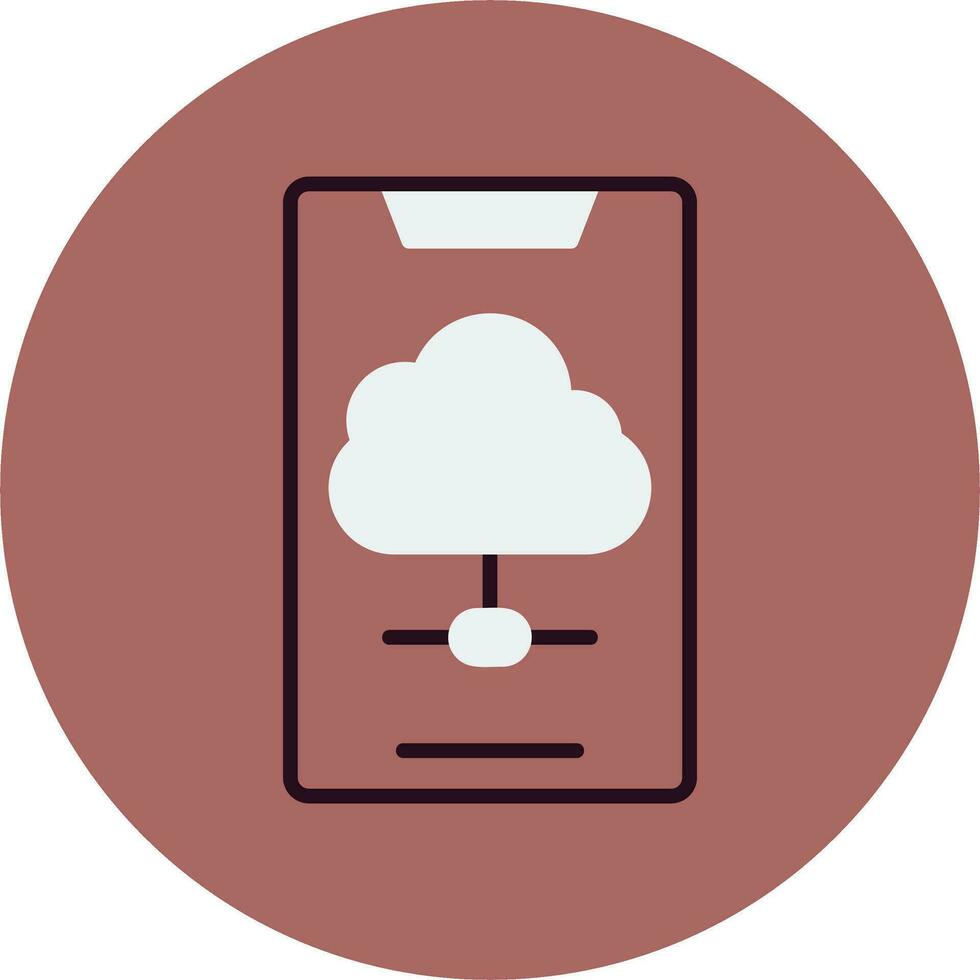 Cloud Data Vector Icon