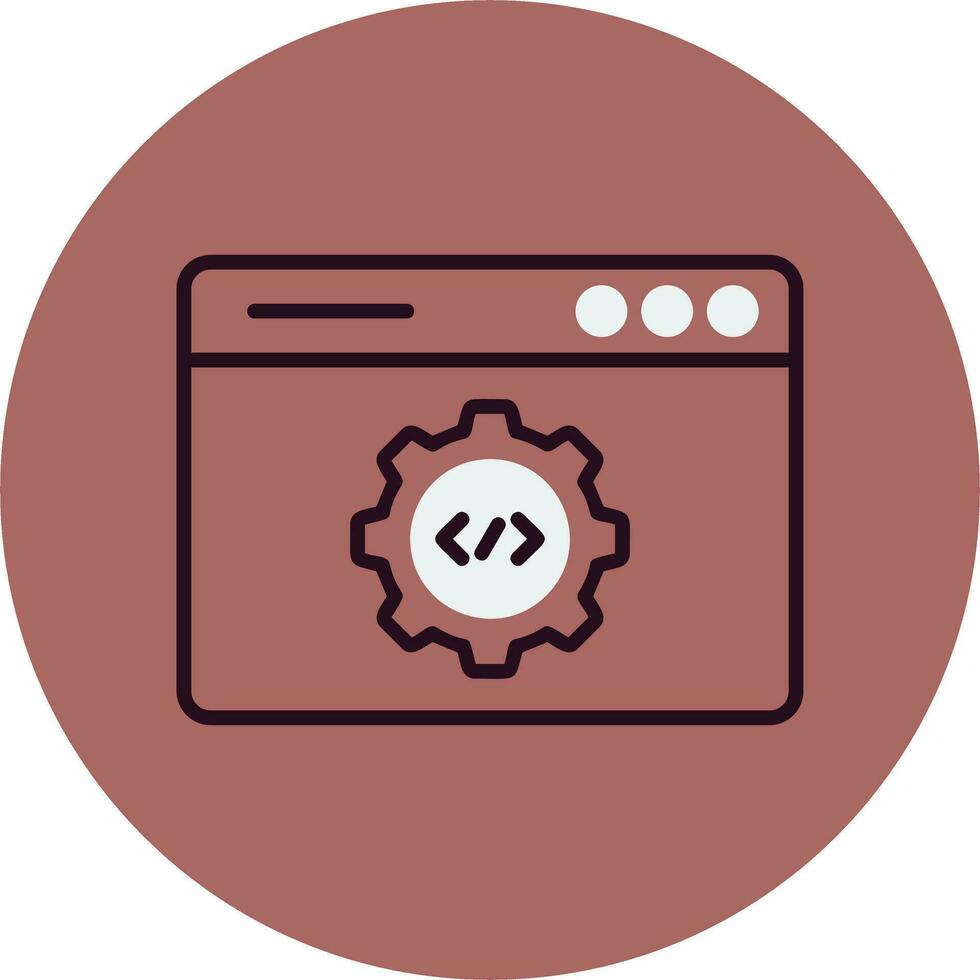 icono de vector de desarrollo web