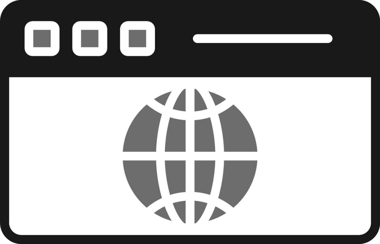 icono de vector de sitio web
