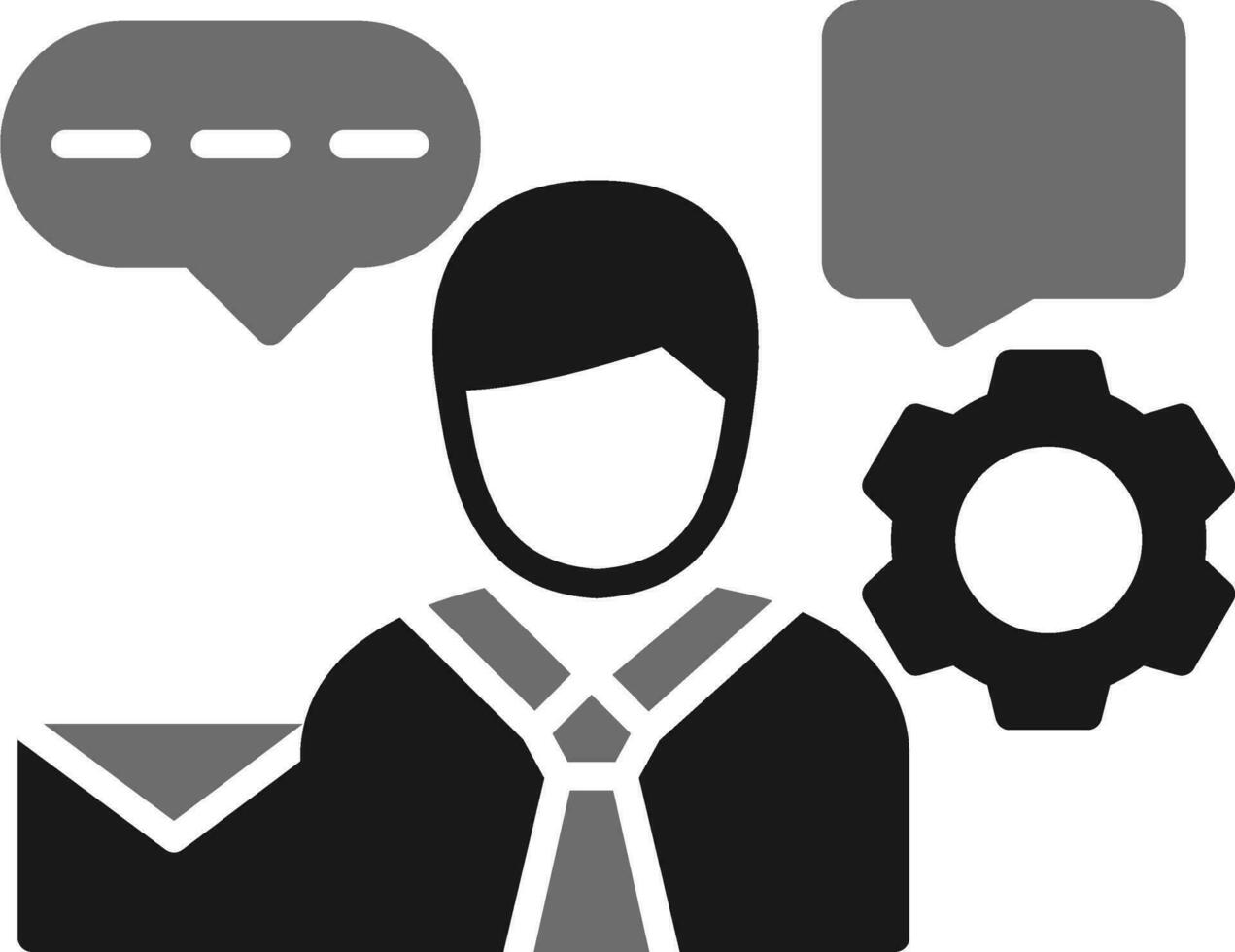 Client Support Vector Icon