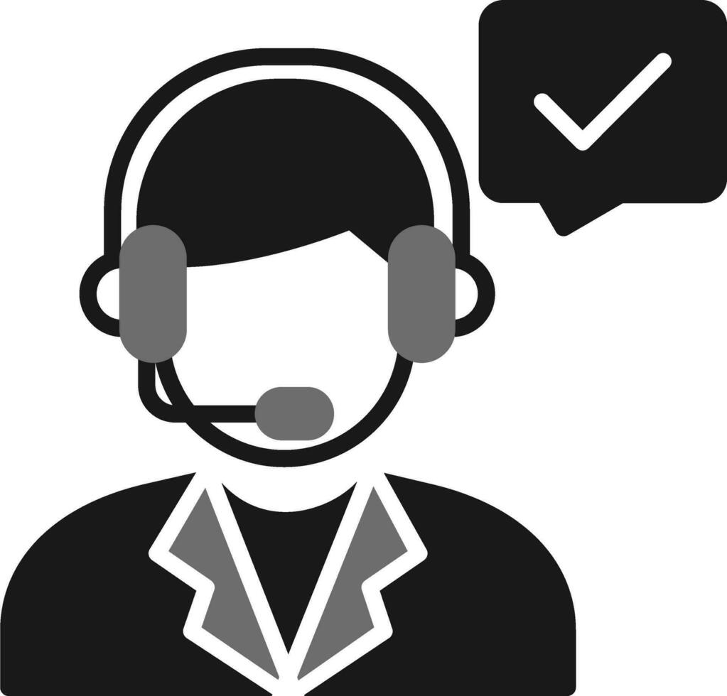 Customer Service Vector Icon