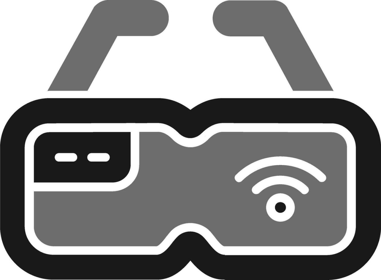 Smart Glasses Vector Icon