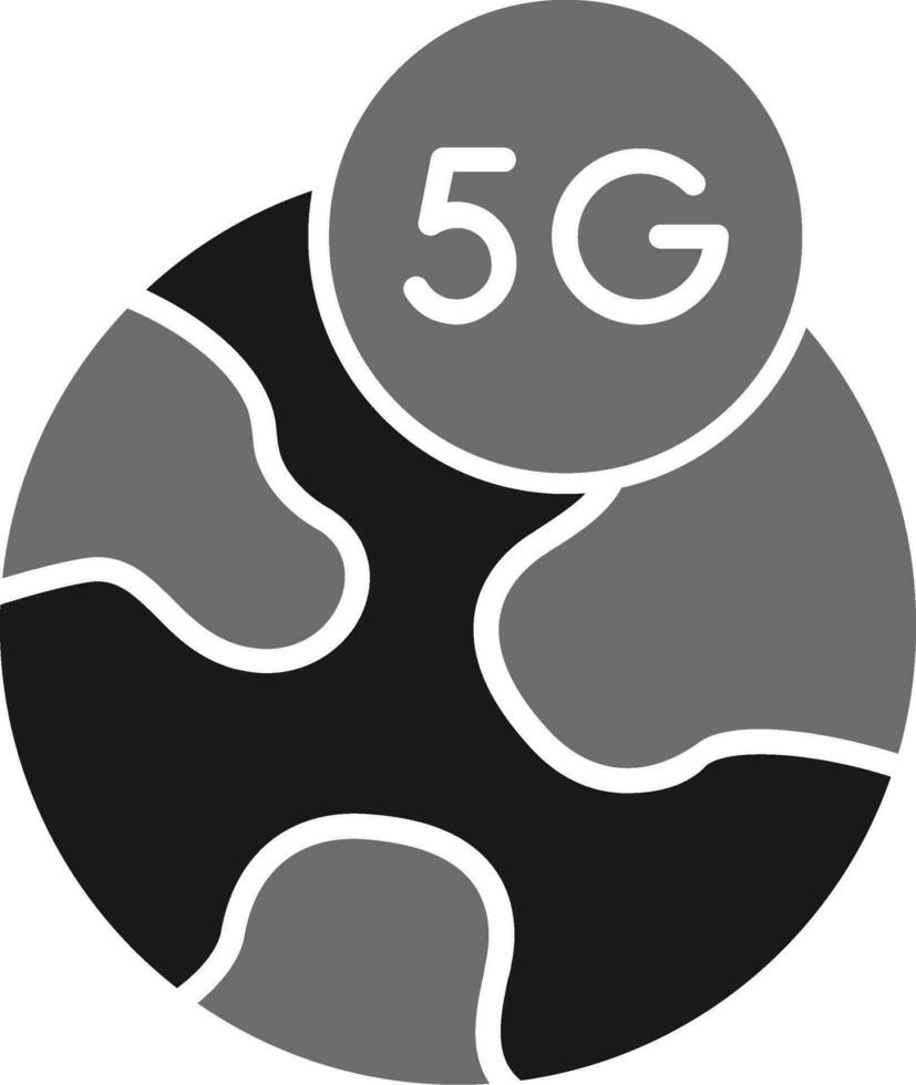 icono de vector de 5g