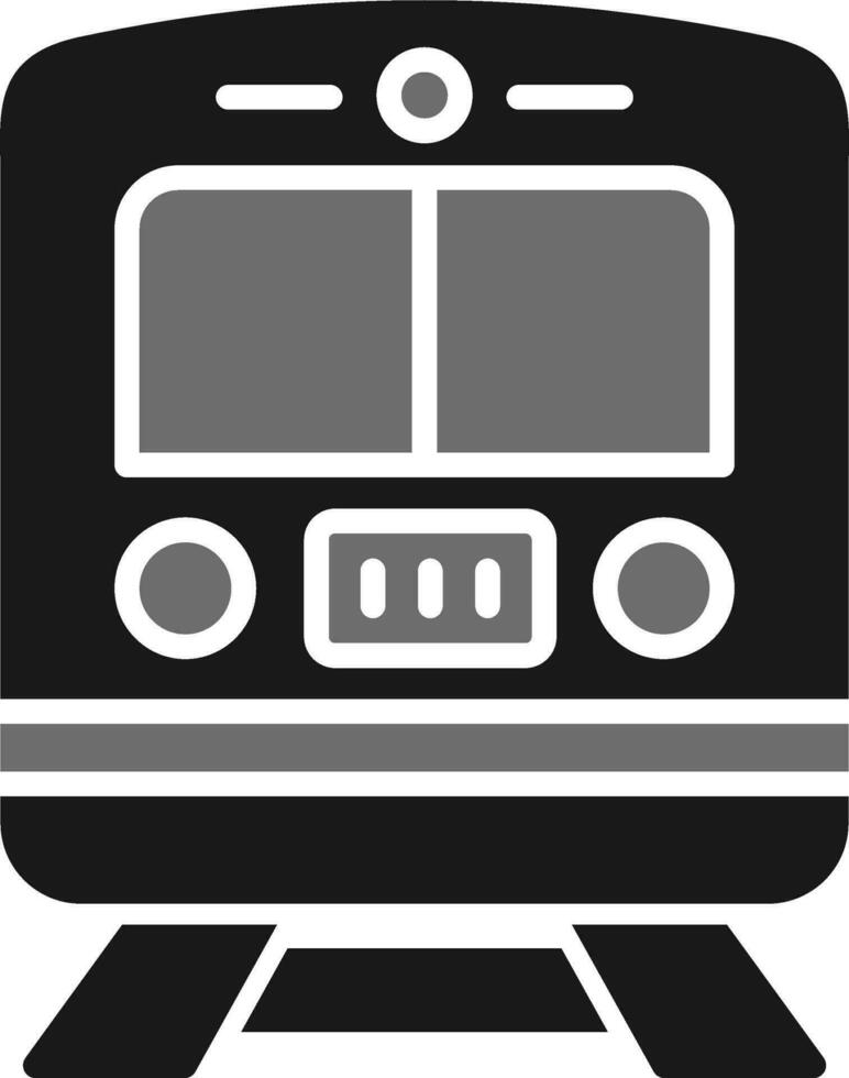 icono de vector de tren