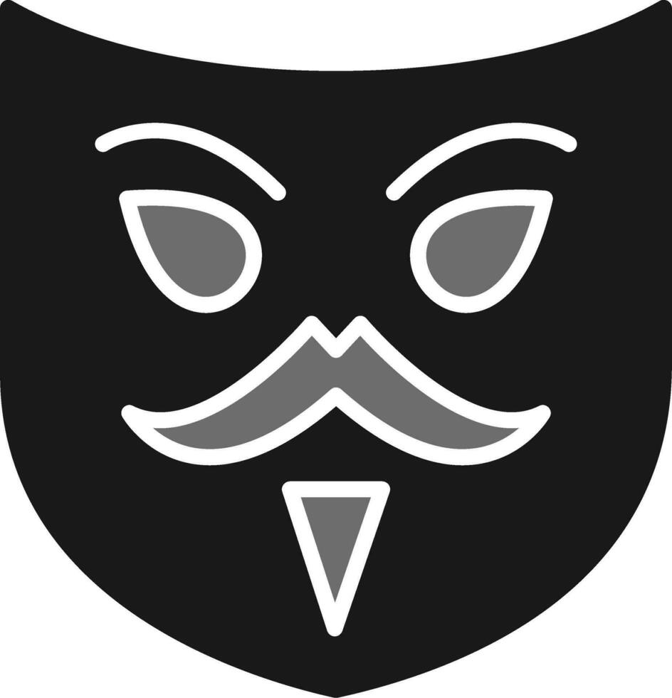 mascarada vector icono