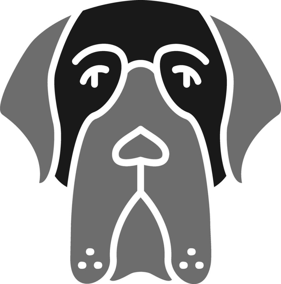 Saint Bernard Vector Icon