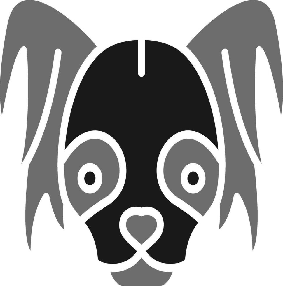 Chinese Crested Vector Icon