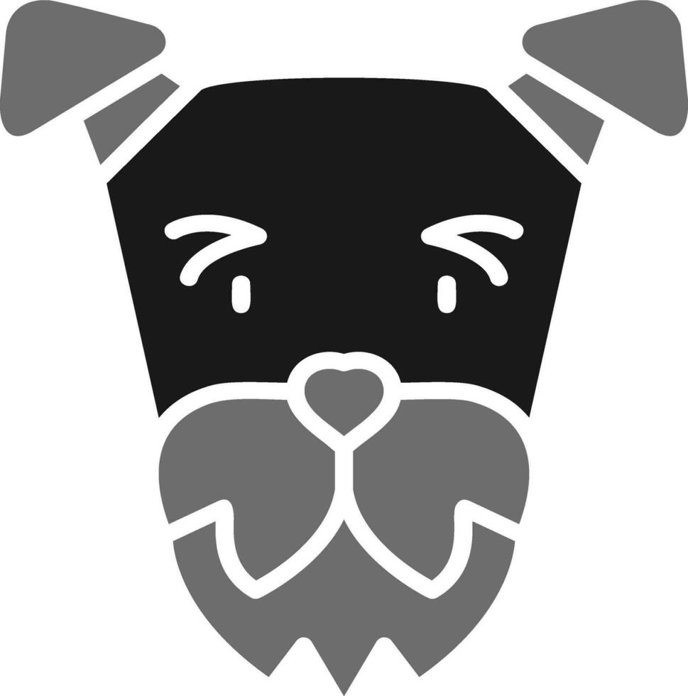 airedale terrier vector icono