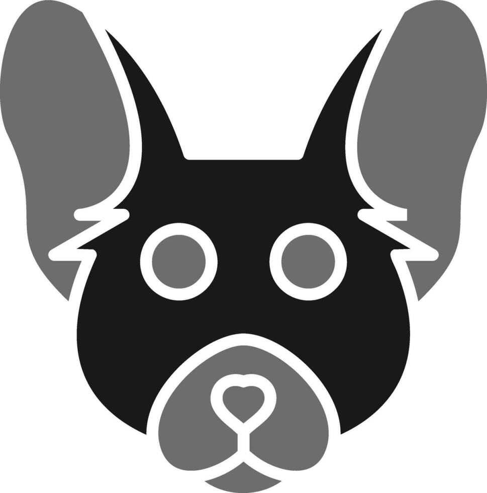 chihuahua vector icono